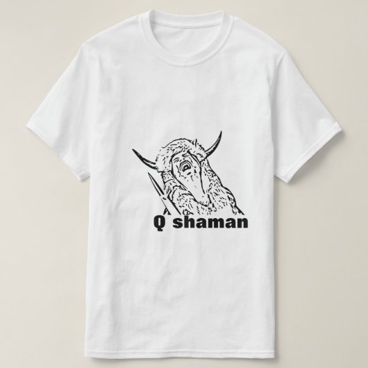 q shaman anon t-shirt (Design voorkant)