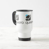 Q Travel Mug - Quaero Blue Reisbeker (Voorkant links)
