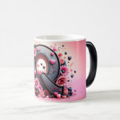 Q Valentine Alphabet 3D Magische Mok (Voorkant rechts)