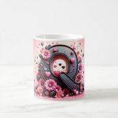 Q Valentine Alphabet 3D Magische Mok (Center)