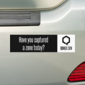 Q Vastgelegd Gebied Bumpersticker (Op auto)
