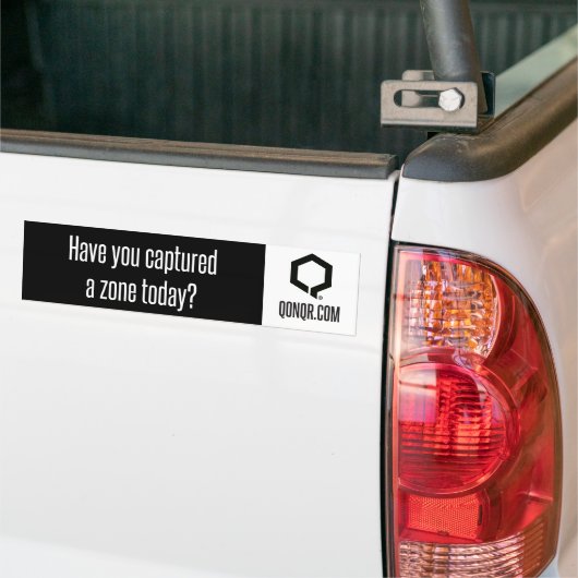 Q Vastgelegd Gebied Bumpersticker (Op Truck)