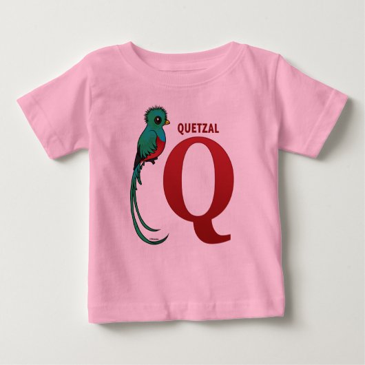 Q voor Quetzal (Voorkant)