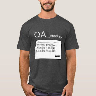 QA aap-wit T-shirt