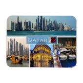 QA Qatar - Magneet (Horizontaal)