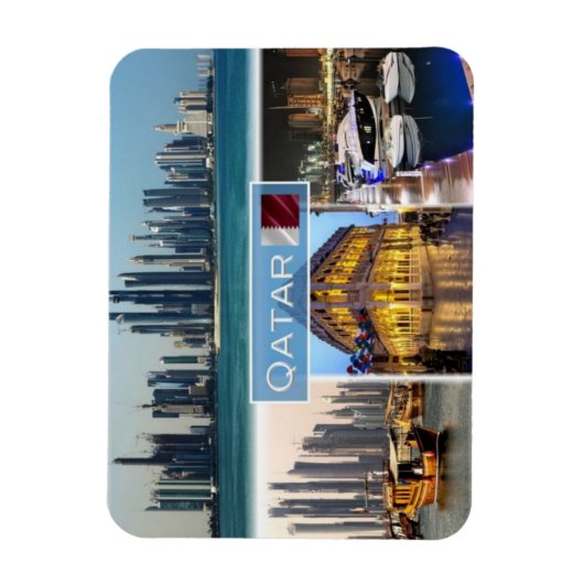 QA Qatar - Magneet (Verticaal)