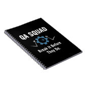 QA Squad – Break It Before They Do Notitieboek (Rechterzijde)