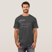 QA Tester - Grappige taakdefinitie T-shirt (Voorkant volledig)