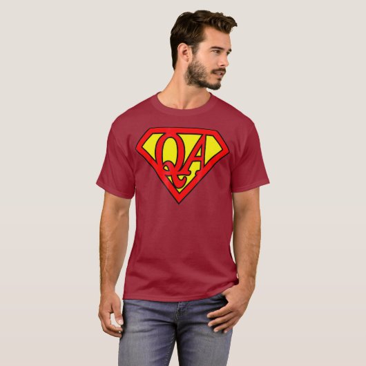 QA-tester Super Hero Software Engineer Gift T-shirt (Voorkant volledig)