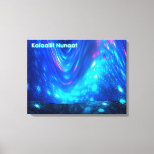 Qaanaaq - noordelijke hoogten canvas afdruk