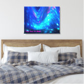 Qaanaaq - noordelijke hoogten canvas afdruk (Insitu (Slaapkamer))