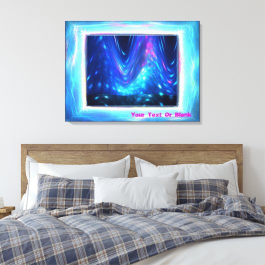 Qaanaaq - noordelijke hoogten canvas afdruk (Insitu (Slaapkamer))