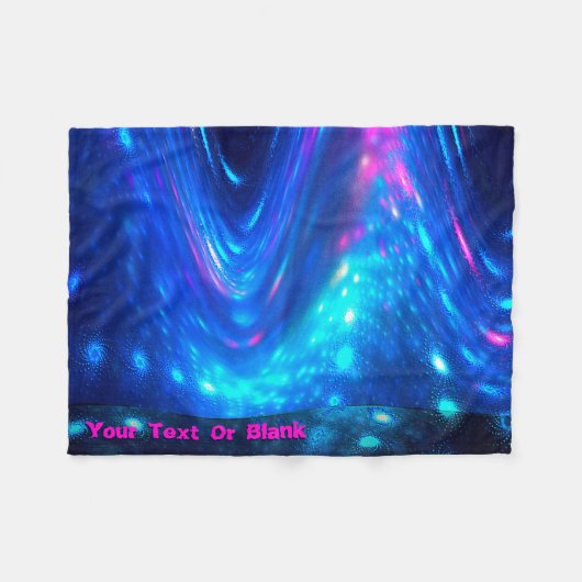 Qaanaaq - noordelijke hoogten fleece deken (Voorkant (Horizontaal))