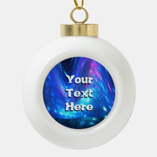 Qaanaaq - noordelijke hoogten keramische bal ornament (Voorkant)