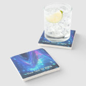 Qaanaaq - noordelijke hoogten stenen onderzetter (Zijkant)