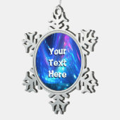 Qaanaaq - noordelijke hoogten tin sneeuwvlok ornament (Rechts)