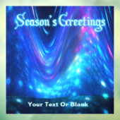 Qaanaaq - Seizoensgrietensdagkaart Raamsticker (Vel 3)