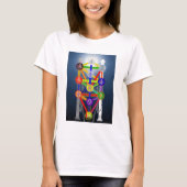 Qabalistische Levensboom Diagram Chart Kabbala T-shirt (Voorkant)