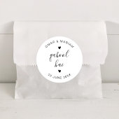 Qabool Hai Elegante Moslim Huwelijksgunst Ronde Sticker