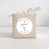 Qabool Hai Elegante Moslim Huwelijksgunst Ronde Sticker