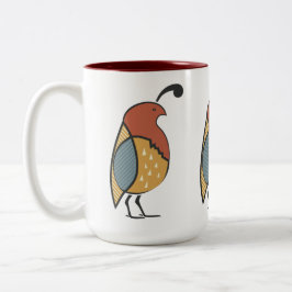 Qail Tweekleurige Koffiemok