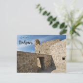 Qal'at Al Bahrain in Bahrein Briefkaart (Staand voorkant)