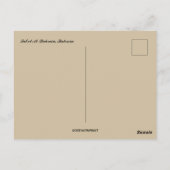 Qal'at Al Bahrain in Bahrein Briefkaart (Achterkant)