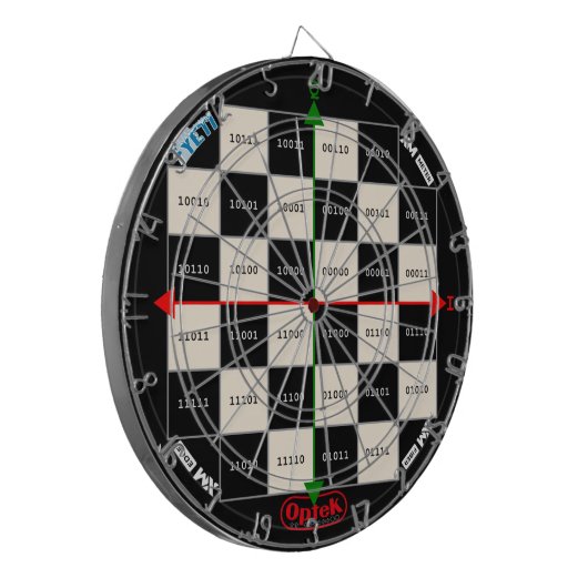 QAM32 Dart Board Optek Dartbord (Voorkant Links)