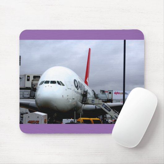 Qantas A380 Mousepad Muismat (Met muis)