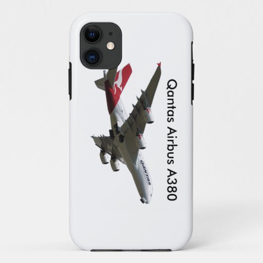 Qantas Airbus A380 Vliegtuig Case-Mate iPhone Case (Achterkant)
