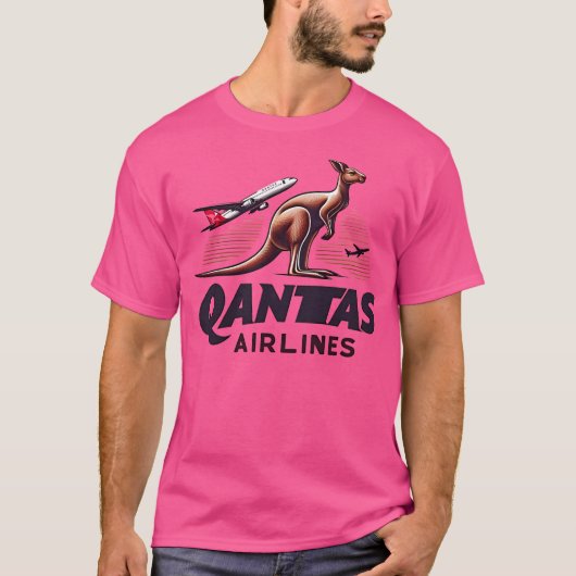 Qantas Airlines T-shirt (Voorkant)
