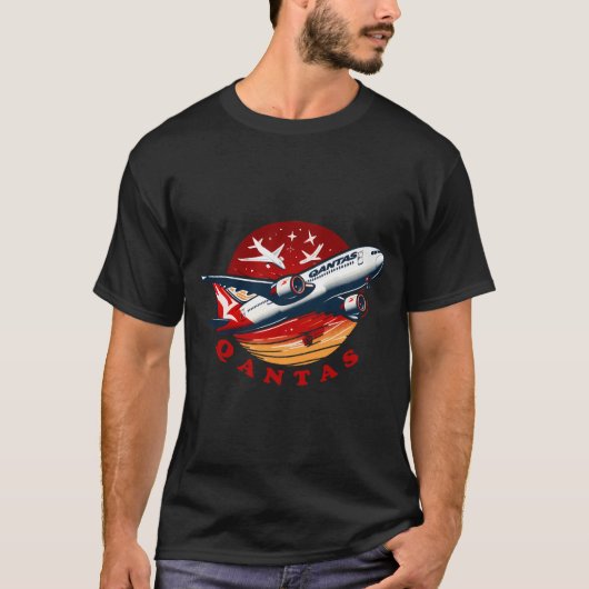 Qantas Airlines T-shirt (Voorkant)