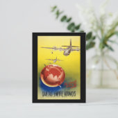 Qantas Empire Airways Briefkaart (Staand voorkant)