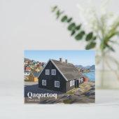 Qaqortoq Museum Groenland Briefkaart (Staand voorkant)