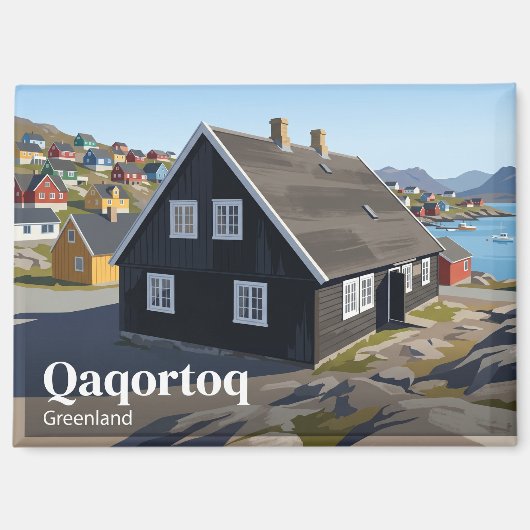 Qaqortoq Museum Groenland Magneet (Voorkant)