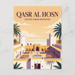 Qasr Al Hosn Verenigde Arabische Emiraten Briefkaart