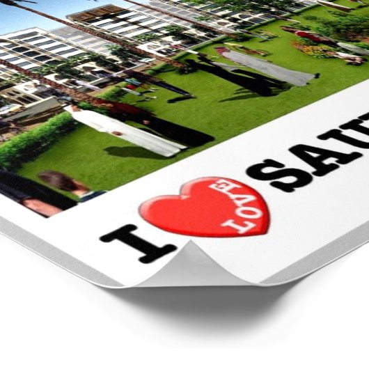 Qasrkhozam - Saudi-Arabië I Love - Poster (Hoek)