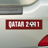 QATAR 2011 BUMPERSTICKER (Op auto)