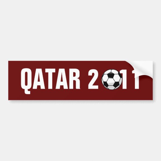 QATAR 2011 BUMPERSTICKER (Voorkant)