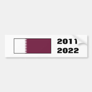 Qatar 2011 en 2022 bumpersticker