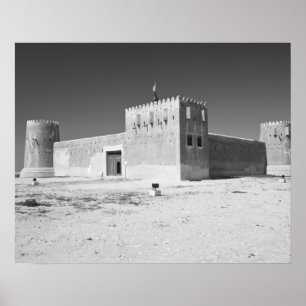 Qatar, Al Zubarah. Fort Al-Zubara (gebouwd in 1938 Poster