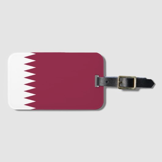 Qatar Bagagelabel (Voorkant (horizontaal))