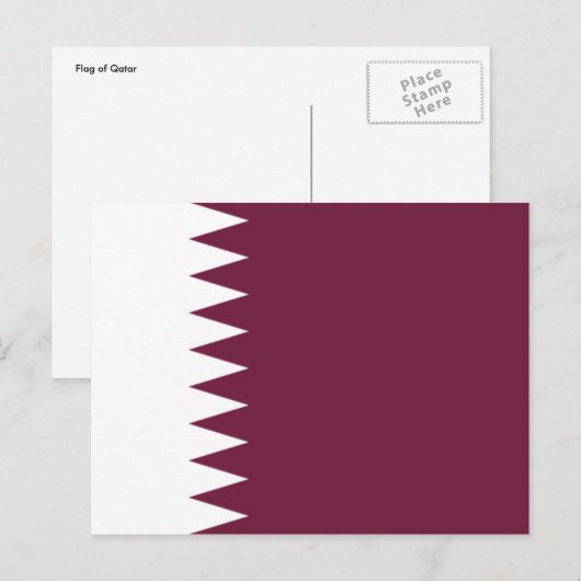 qatar briefkaart (Voorkant / Achterkant)