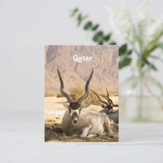 Qatar Briefkaart (Staand voorkant)