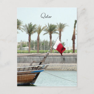 qatar dhow briefkaart