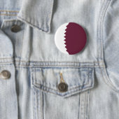 Qatar Fisheye Flag Button (In situ)