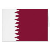 Qatar Flag (Voorkant Horizontaal)