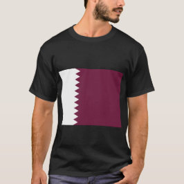 Qatar Flag ع ل ق ط ر T-shirt