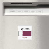 Qatar Flag "ANNABI" Magneet (Insitu (Vaatwasser))