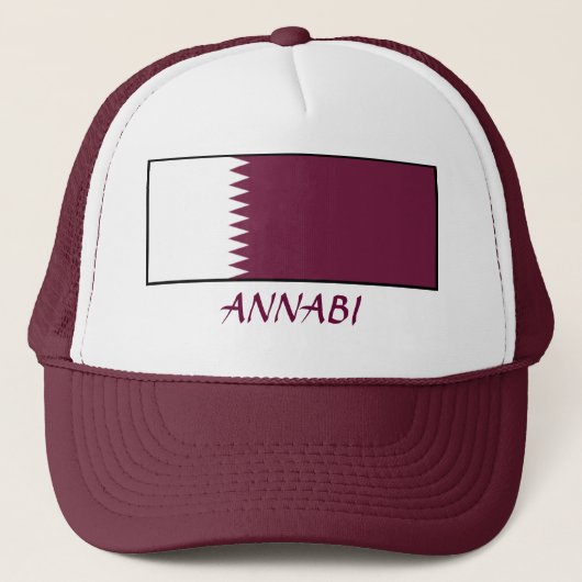 Qatar Flag "ANNABI" Trucker Pet (Voorkant)